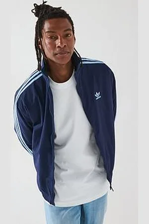 adidas Mens Firebird Track Top - Blue