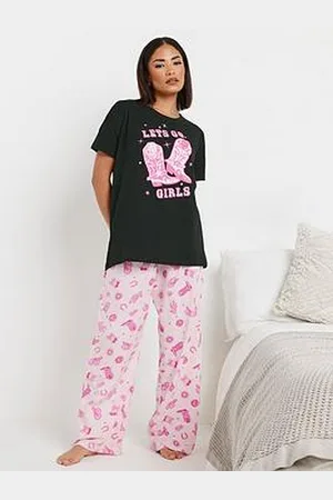 PixieGirl Lets Go Girls Wide Leg Pj Set