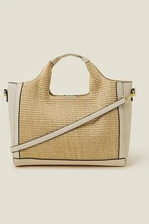 Accessorize Woven Handheld Bag