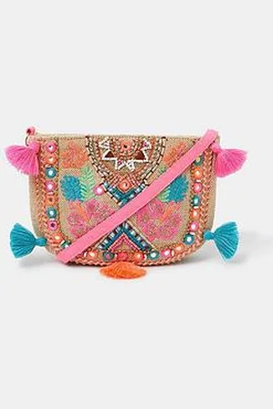 Accessorize Girls Embroidered Cross Body Bag