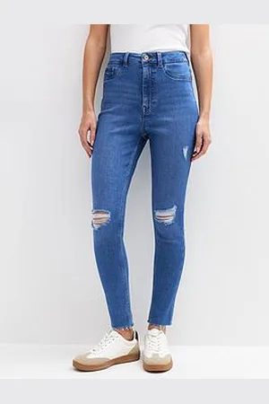 New Look Ripped Hallie Skinny Jeans