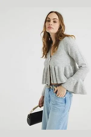 River Island Tie Frill Cardigan