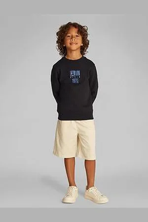 Calvin Klein Boys Good Level Graphic Heavyweight Sweat Top