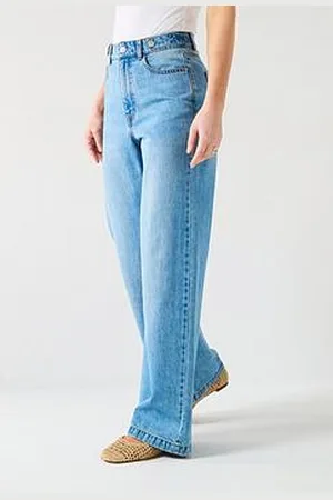 Very High Waist Palazzo Jeans