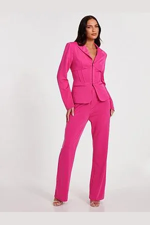 Quiz Woven Tailored Blazer