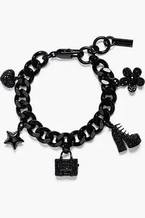 Marc Jacobs Mini Icon Pave Charm Bracelet