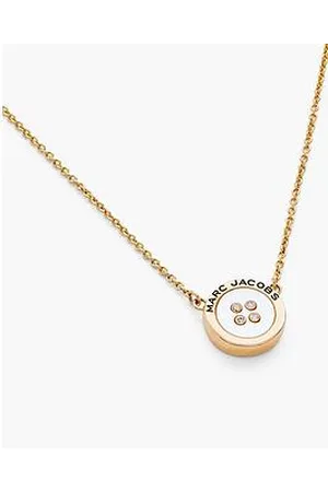 Marc Jacobs Button Mother Of Pearl Necklace