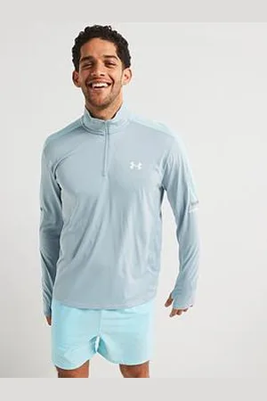 Under Armour Mens Training Tech Utility 1/4 Zip Top - Blue