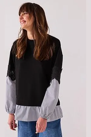 Very 2 In 1 Lace Detail Sweatshirt