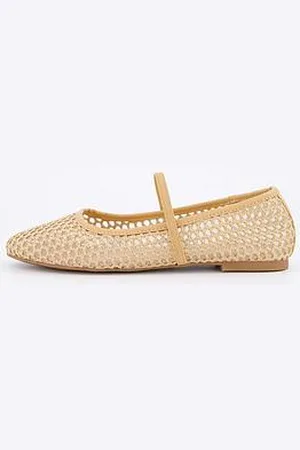 Very Mesh Round Toe Ballerina Flats