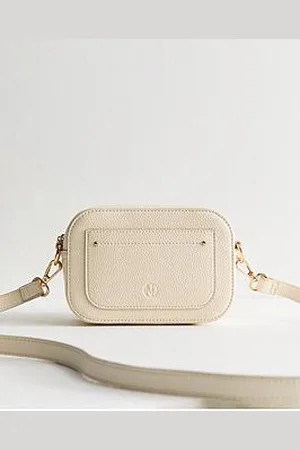 New Look Grained Faux Leather Mini Crossbody Bag