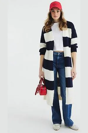 River Island Stripe Maxi Cardigan
