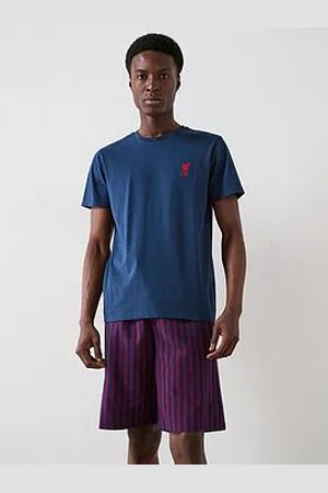Liverpool FC Liverpool Football Club Mens Short Pj Set - Navy/Red