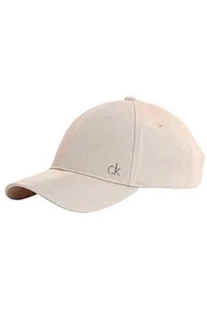 Calvin Klein Metal Logo Cotton Cap