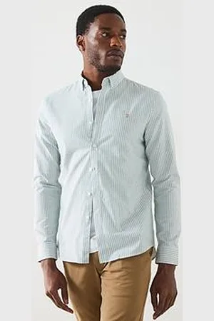 Farah Brewer Long Sleeve Slim Fit Striped Shirt