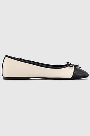 Office Frolic - Square Toe Toecap Ballet Shoes