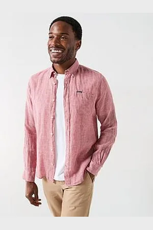 Barbour Linton Linen Long Sleeve Tailored Shirt