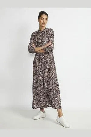 Cream Alora Long Dress