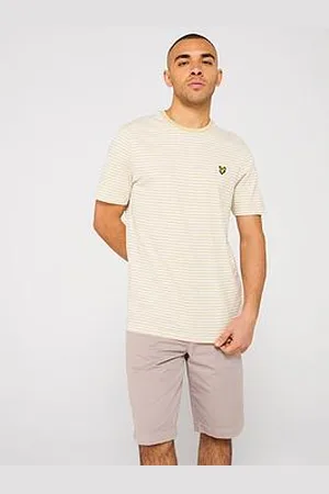 Lyle & Scott Linen Blend Breton Stripe T-Shirt