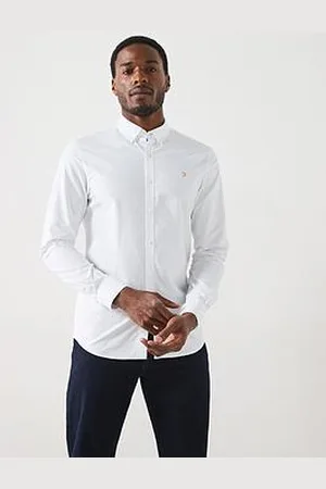 Farah Brewer Long Sleeve Slim Fit Shirt