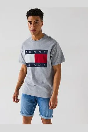 Tommy Hilfiger Relaxed Fit Melange Big Flag T-Shirt