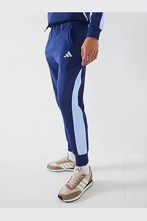 adidas Mens Seasonal Essentials Colorblock Pants - Blue