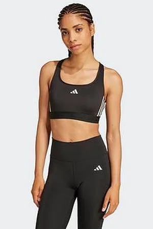 adidas Womens Training Hyperglam Mid Support Sports Bra