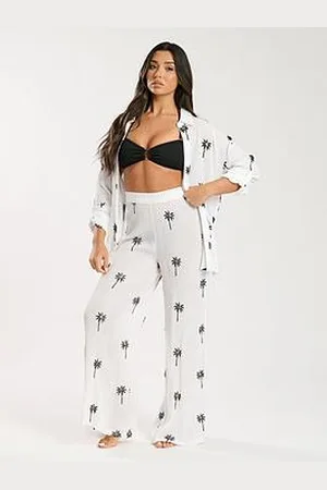 South Beach Embroidered Beach Pant