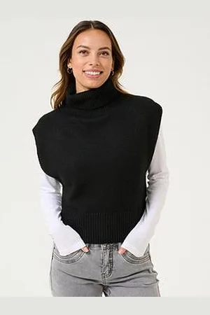 Cream Ginger Slipover Sleeveless Jumper