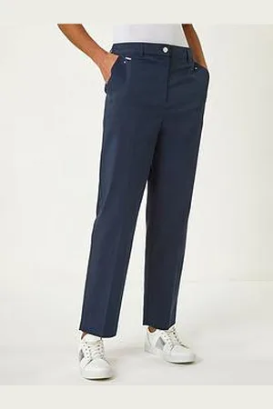 Roman Cotton Full Length Stretch Trouser