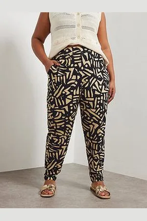 Yours Curve Double Pleat Harem Trouser