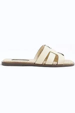 River Island Weave Mule Flat Sandal