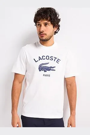 Lacoste Classic Fit Signature Print Jersey T-Shirt
