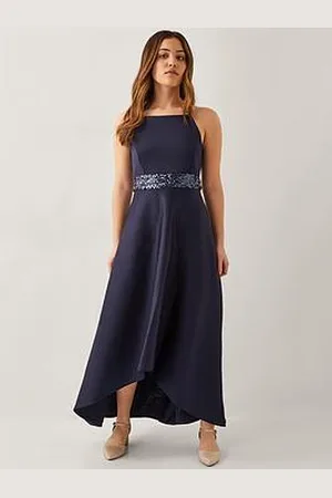Monsoon Girls Strappy Sequin High-Low Prom Dress