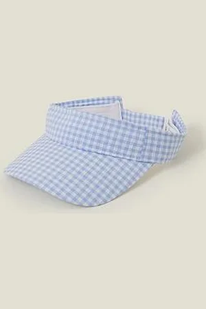 Accessorize Gingham Visor