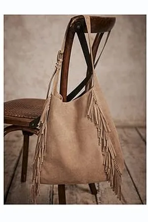 mint&berry Taylor Suede Fringe Bag