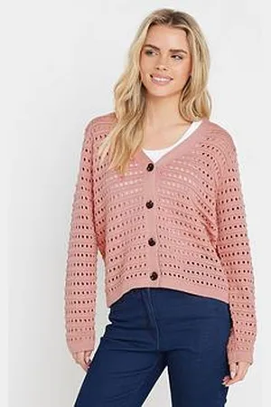 M&Co V Neck Button Down Cardigan
