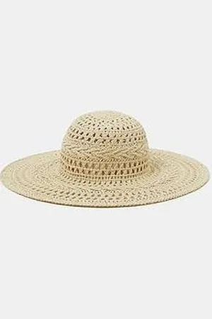 Accessorize Crochet Floppy Hat