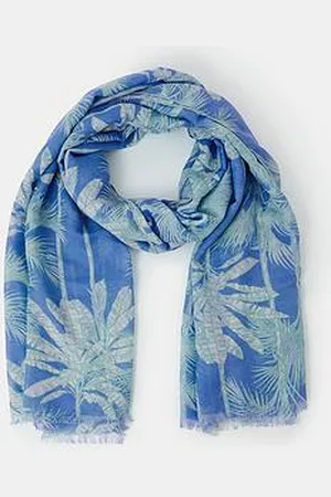 Accessorize Tasha Tropical Palm Print Scarf