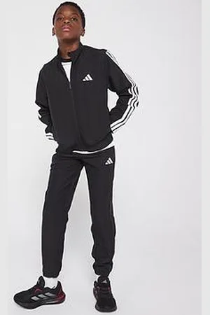 adidas Junior Boys Essentials Climacool Track Suit - Black