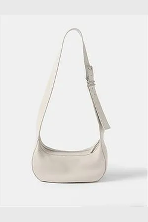 mint&berry Cream Leather Sling Bag