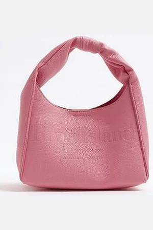 River Island Faux Leather Debossed Ri Scoop Bag