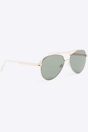 River Island Core Metal Aviator Sunglasses