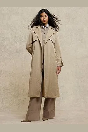 River Island Relaxed Wrap Trench Coat