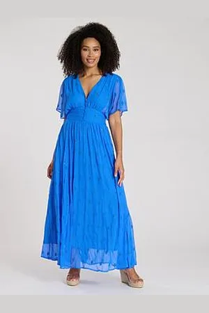 South Beach Sequin Detail Button Detail Midi Dress
