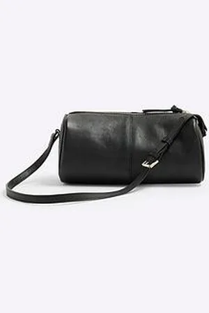 River Island Leather Cylinder Shoulder Bag