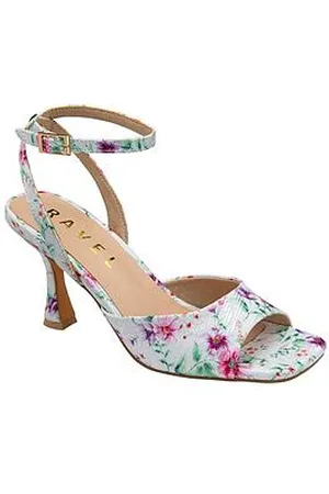Ravel Holms Heeled Sandals - White Floral