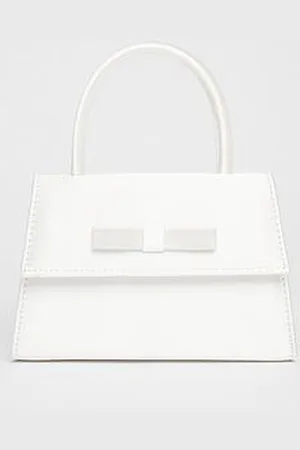 Quiz Bridal Satin Top Handle Bag