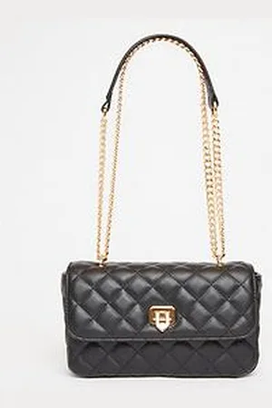Quiz Quilted Cross Body Bag