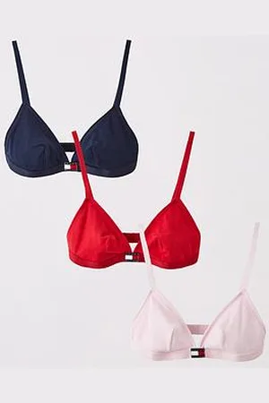 Tommy Hilfiger 3 Pack Heritage Triangle Bralette
